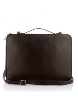 Коричневая кожаная папка для документов Newery N9004GC