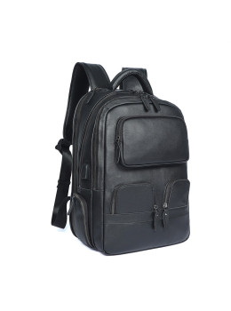 Мужской кожаный рюкзак  John McDee JD2766A