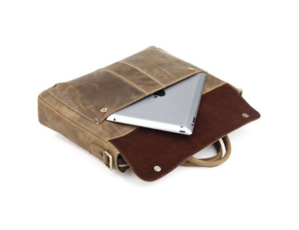 Мужской портфель из винтажной кожи Vintage 14066 - Фото № 6