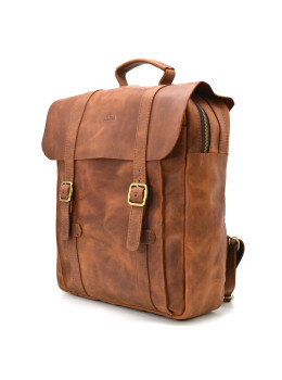 Рыжий мужской рюкзак из кожи коня TARWA RB-3420-3md