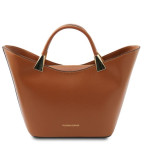 Стильна жіноча сумочка Tuscany Leather TL142287 COGNAC - Фотографія № 100