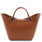 Стильна жіноча сумочка Tuscany Leather TL142287 COGNAC - Фотографія № 103