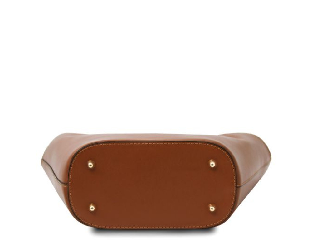 Стильна жіноча сумочка Tuscany Leather TL142287 COGNAC - Фотографія № 5
