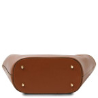 Стильна жіноча сумочка Tuscany Leather TL142287 COGNAC - Фотографія № 104