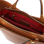 Стильна жіноча сумочка Tuscany Leather TL142287 COGNAC - Фотографія № 105
