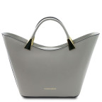 Світло-сіра жіноча сумочка Tuscany Leather TL142287 LIGHT GREY - Фотографія № 100