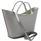Світло-сіра жіноча сумочка Tuscany Leather TL142287 LIGHT GREY - Фотографія № 102
