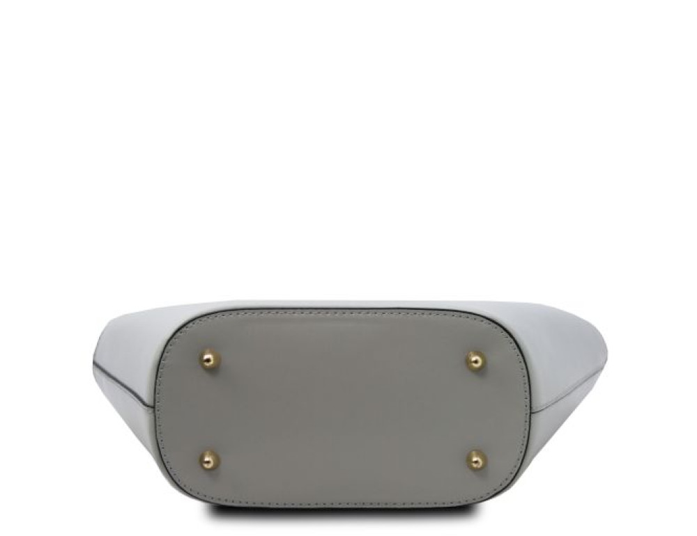 Світло-сіра жіноча сумочка Tuscany Leather TL142287 LIGHT GREY - Фотографія № 5