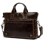 Тонка шкіряна сумка для ноута Bexhill Bx7120 oil coffe - Фотографія № 101