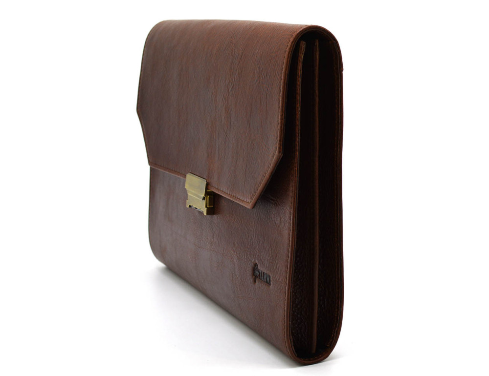 Классическая кожаная папка для бумаг А4 TARWA GB-7101-4lx - Фото № 2