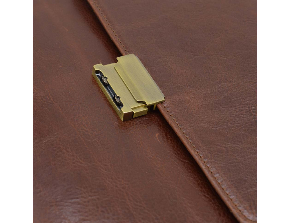 Классическая кожаная папка для бумаг А4 TARWA GB-7101-4lx - Фото № 5