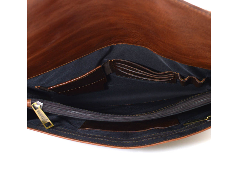 Классическая кожаная папка для бумаг А4 TARWA GB-7101-4lx - Фото № 7