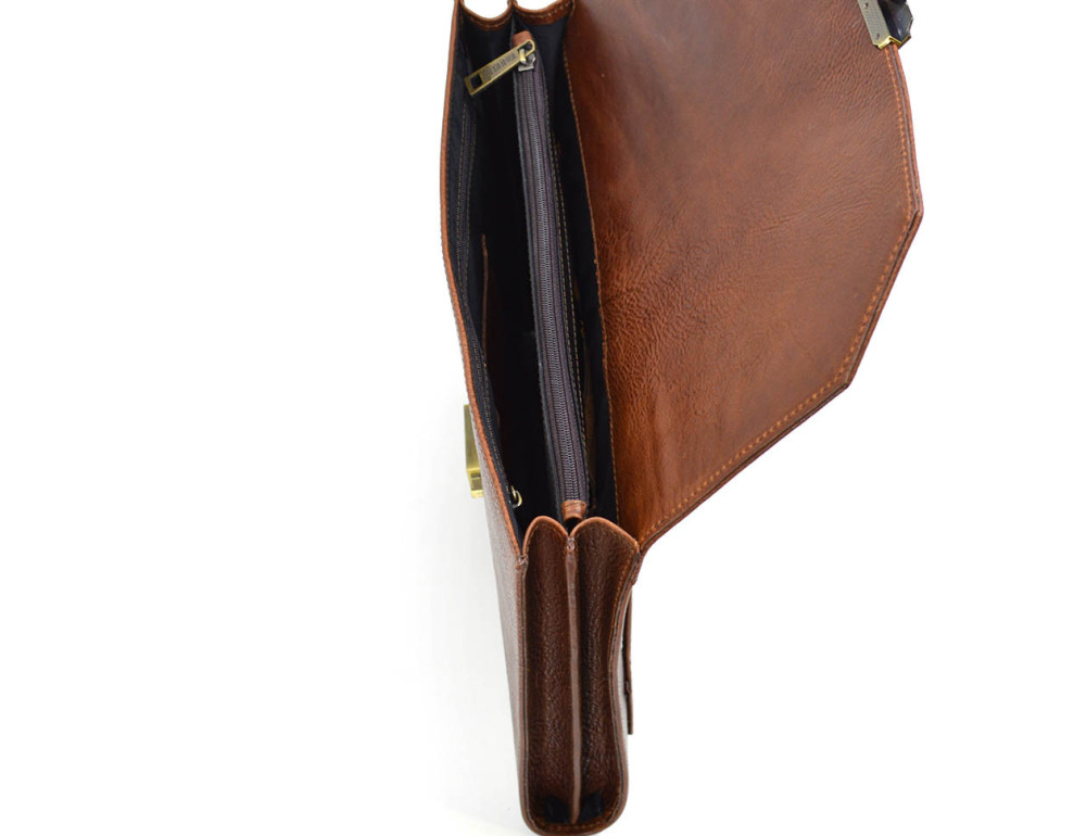 Классическая кожаная папка для бумаг А4 TARWA GB-7101-4lx - Фото № 9