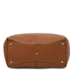 Коричнева шкіряна сумочка через плече Tuscany Leather TL142144 COGNAC - Фотографія № 104
