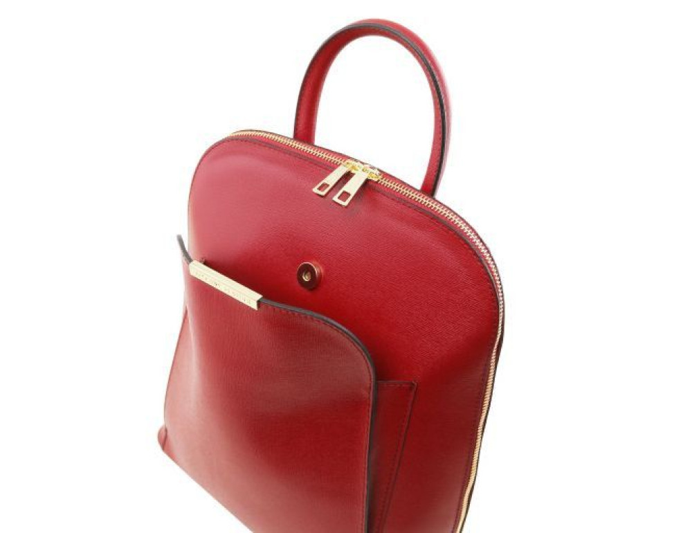 Червоний рюкзак із Saffiano шкіри TL Bag TL141631 Red - Фотографія № 2