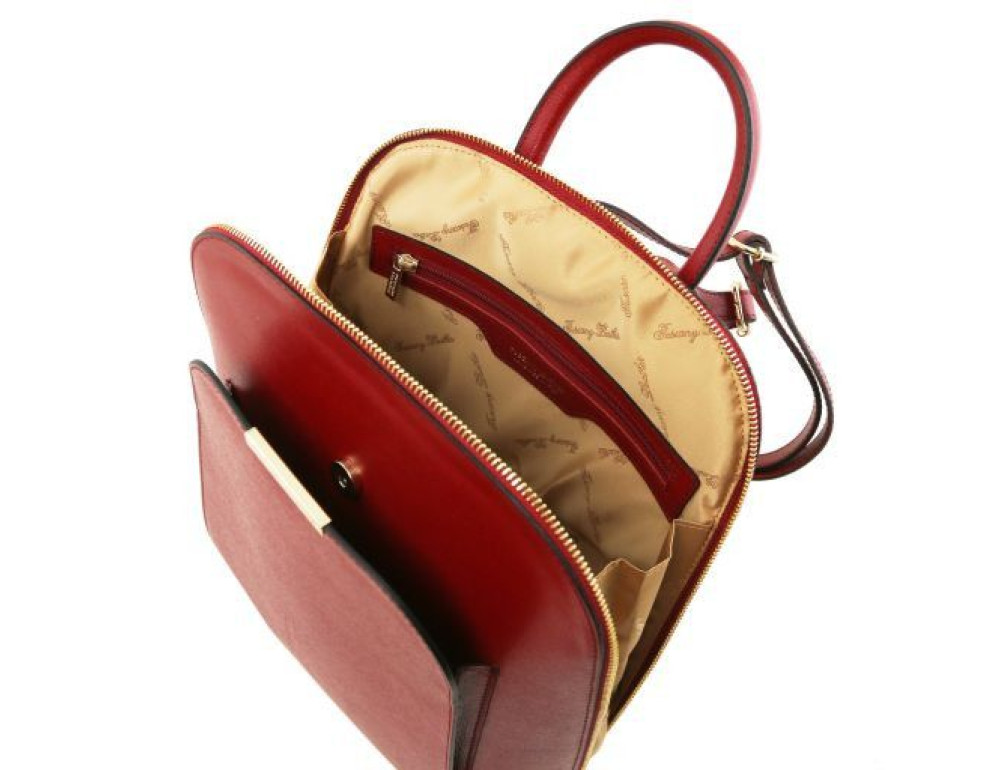 Червоний рюкзак із Saffiano шкіри TL Bag TL141631 Red - Фотографія № 3