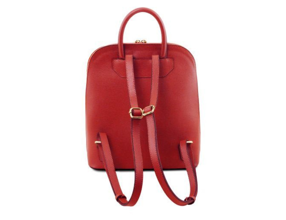 Червоний рюкзак із Saffiano шкіри TL Bag TL141631 Red - Фотографія № 4