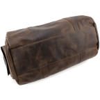 Спортивная дорожная сумка из винтажной кожи Grande Pelle 760120 - Фото № 103