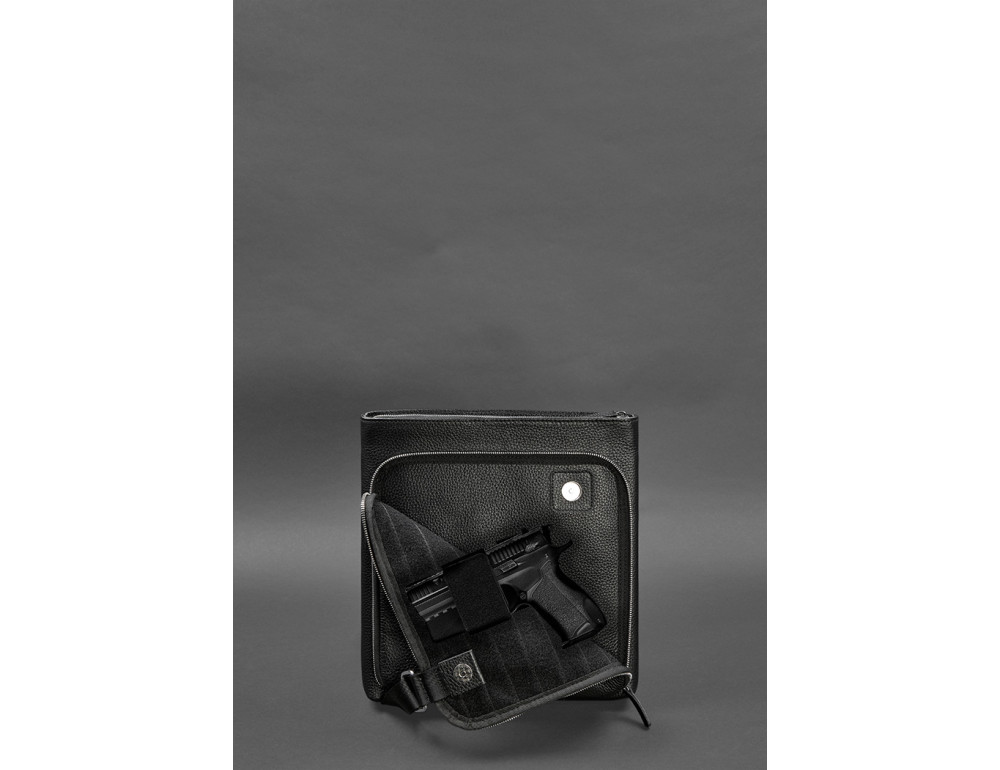 Сумка-мессенджер для носіння пістолета Blancnote BN-BAG-46-onyx - Фото № 4