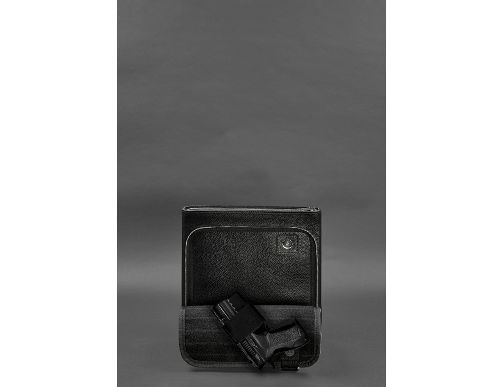 Сумка-мессенджер для носіння пістолета Blancnote BN-BAG-46-onyx - Фото № 6