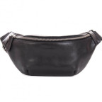 Чорна шкіряна сумка на пояс середнього розміру Grande Pelle 741610 - Фотографія № 101