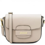 Бежева шкіряна сумочка через плече Tuscany TL Bag TL142249 BEIGE - Фотографія № 100