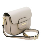 Бежева шкіряна сумочка через плече Tuscany TL Bag TL142249 BEIGE - Фотографія № 102