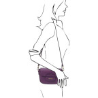 Брендова жіноча сумочка через плече Tuscany TL Bag TL142249 PURPLE - Фотографія № 101