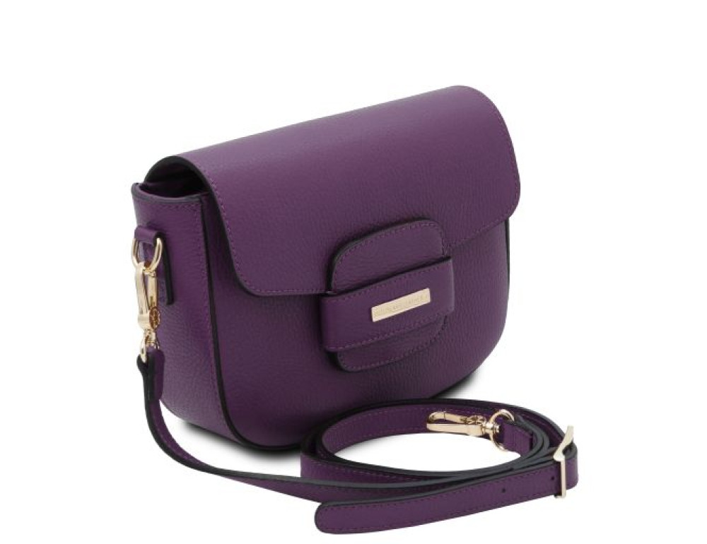 Брендова жіноча сумочка через плече Tuscany TL Bag TL142249 PURPLE - Фотографія № 3