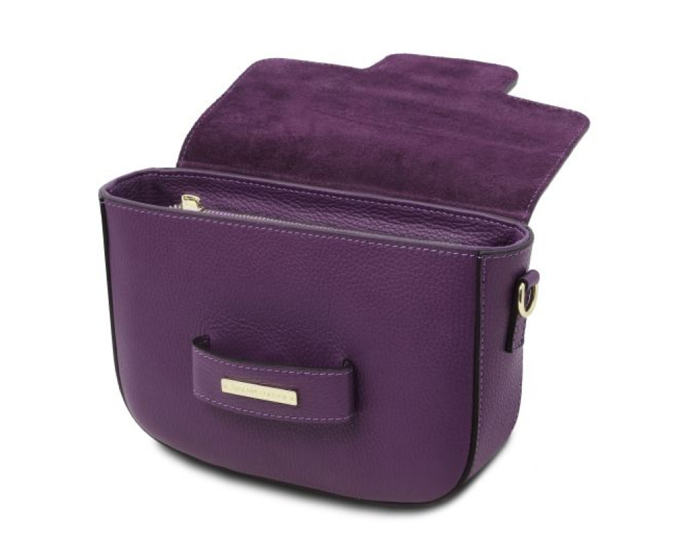 Брендова жіноча сумочка через плече Tuscany TL Bag TL142249 PURPLE - Фотографія № 5