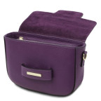 Брендова жіноча сумочка через плече Tuscany TL Bag TL142249 PURPLE - Фотографія № 104