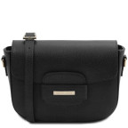 Чорна брендова жіноча сумочка через плече Tuscany TL Bag TL142249 Black - Фотографія № 100