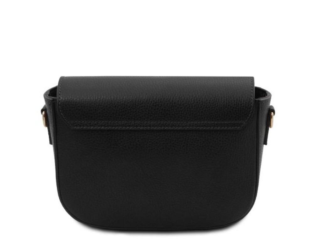 Чорна брендова жіноча сумочка через плече Tuscany TL Bag TL142249 Black - Фотографія № 5
