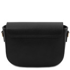 Чорна брендова жіноча сумочка через плече Tuscany TL Bag TL142249 Black - Фотографія № 104