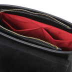 Чорна брендова жіноча сумочка через плече Tuscany TL Bag TL142249 Black - Фотографія № 106