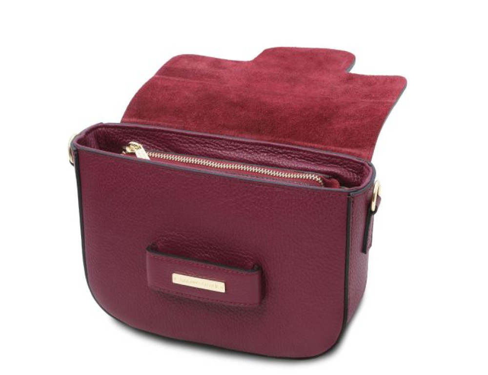 Шкіряна сумочка через плече Tuscany TL Bag TL142249 Bord - Фотографія № 5