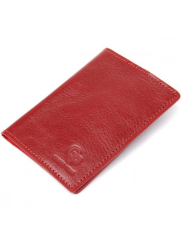 Красная кожаная обложка для паспорта Grande Pelle 252660