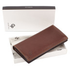 Коричневий портмоне з гладкої шкіри Grande Pelle 512623 - Фотографія № 104