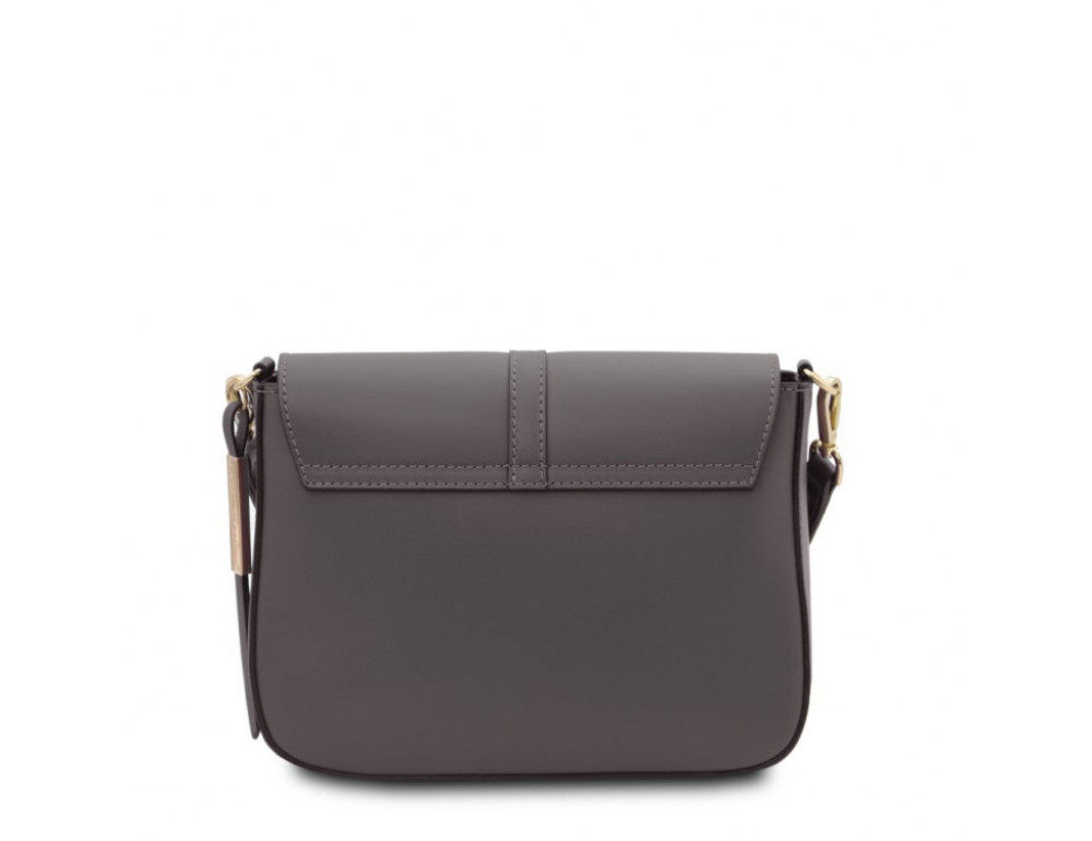 Маленька жіноча сумочка через плече Tuscany Leather TL141598 Gray - Фотографія № 3