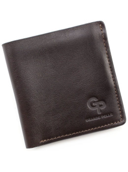 Маленький кошелёк ручной работы с галдкой кожи Grande Pelle 537620