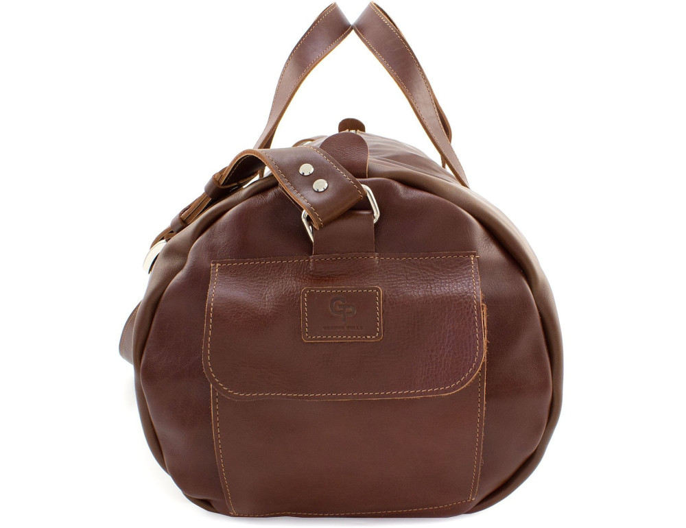 Спортивная дорожная сумка из натуральной кожи Grande Pelle 760623_N - Фото № 2