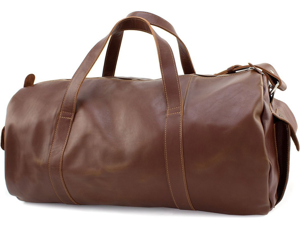 Спортивная дорожная сумка из натуральной кожи Grande Pelle 760623_N - Фото № 3