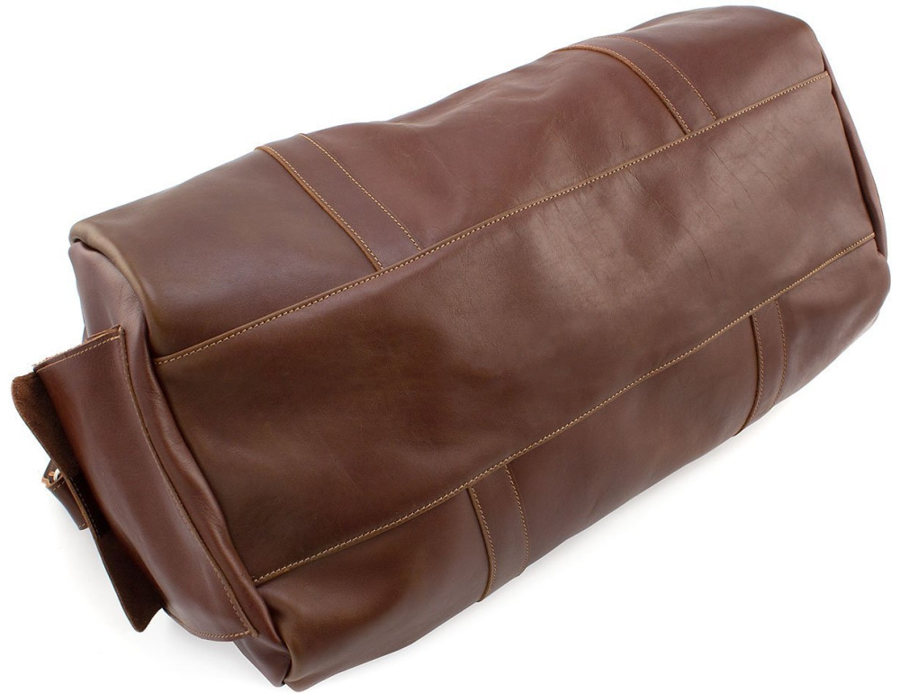 Спортивная дорожная сумка из натуральной кожи Grande Pelle 760623_N - Фото № 4