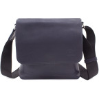 Стильна сумка середнього розміру Grande Pelle 754670 Navy Blue - Фотографія № 102