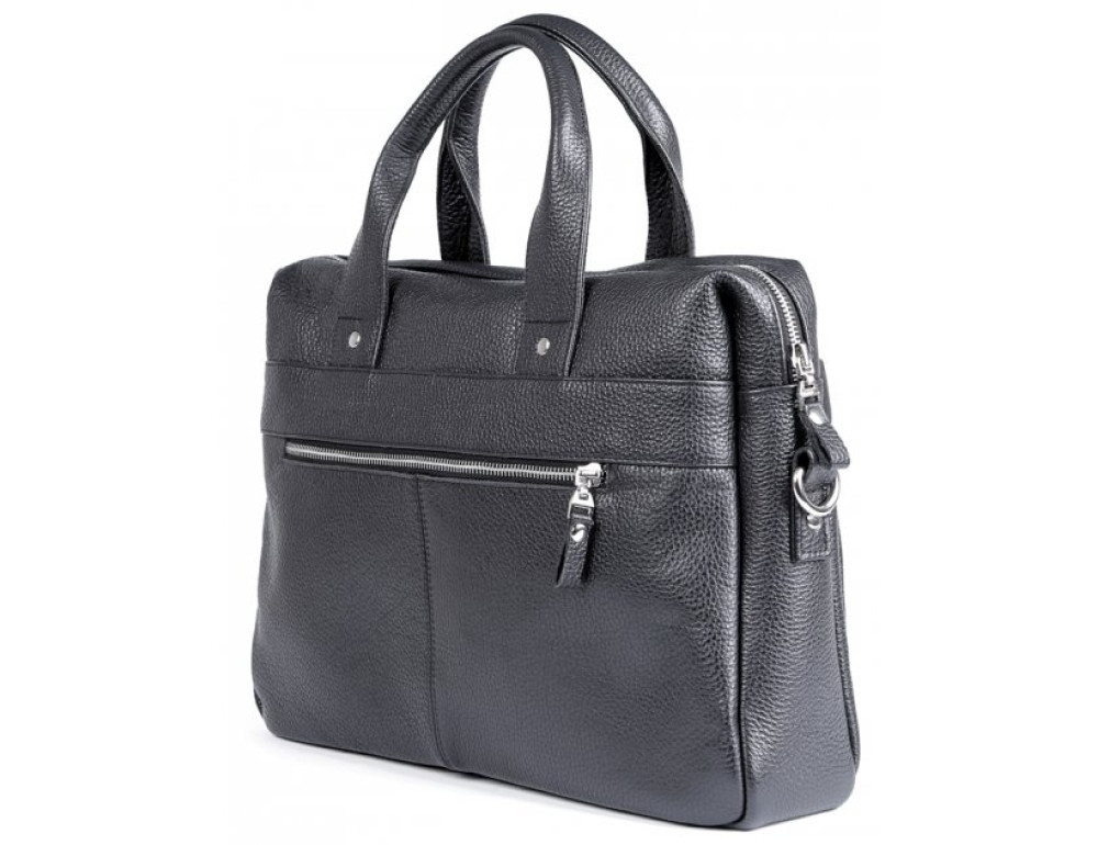 Шкіряна чоловіча сумка для ноутбука SHVIGEL 00975 - Фотографія № 4