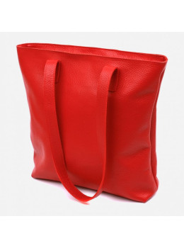 Женская кожаная сумка красного цвета Shvigel 16355