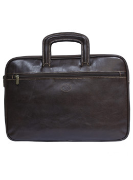 Коричневая кожаная папка для документов TONY PEROTTI Italico 8090 moro