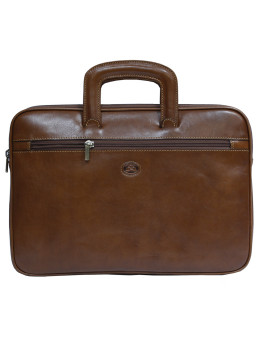Кожаная папка с выдвежными ручками TONY PEROTTI Italico 8090 cognac