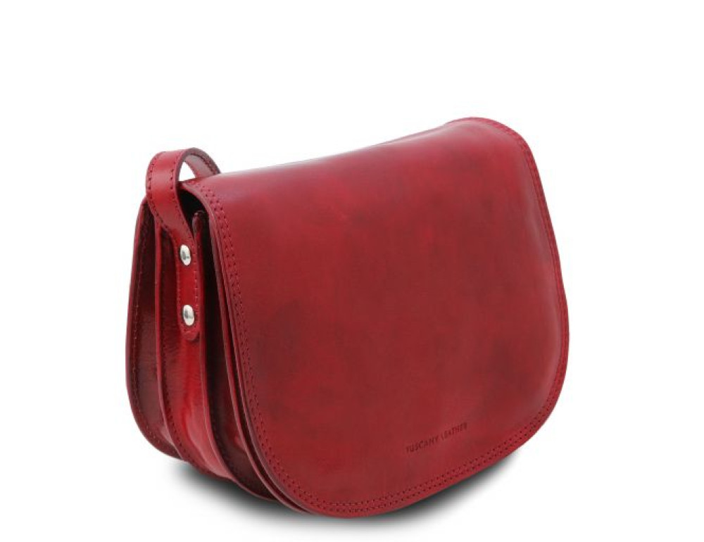 Червона шкіряна жіноча сумка Tuscany Leather Isabella TL9031 Red - Фотографія № 2