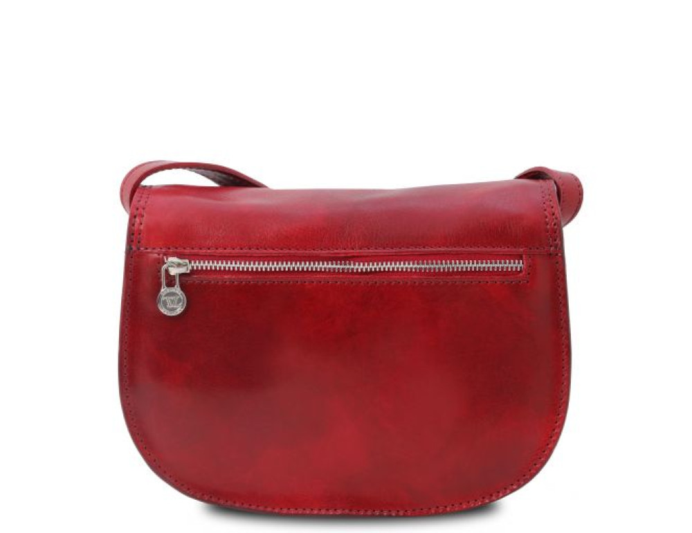 Червона шкіряна жіноча сумка Tuscany Leather Isabella TL9031 Red - Фотографія № 3